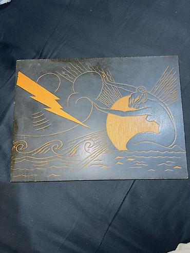 Искусство и коллекционирование: Taxta oyma divar dekoru – Art Deco üslubunda - Material: ağac lövhə — 3