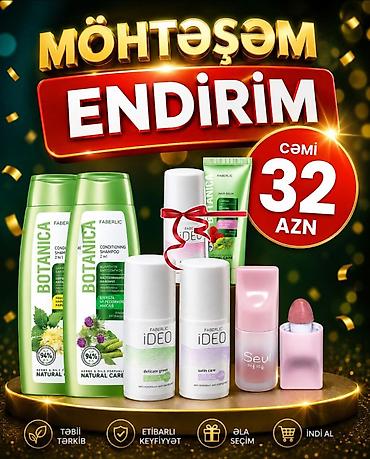 aksesuarlar: FABERLIC güzəştli dəstlər 1) Möhtəşəm Endirim – cəmi 32 AZN - — 1