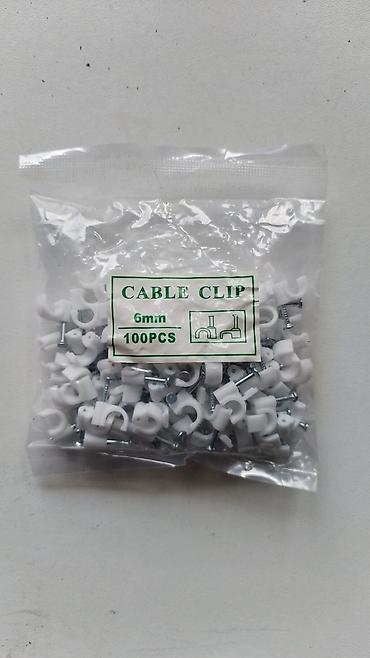 internet kabel: 200 ƏDƏD Məhsul: Kabel bərkidici kliplər (Cable Clip) 50qepiy qutusu — 1