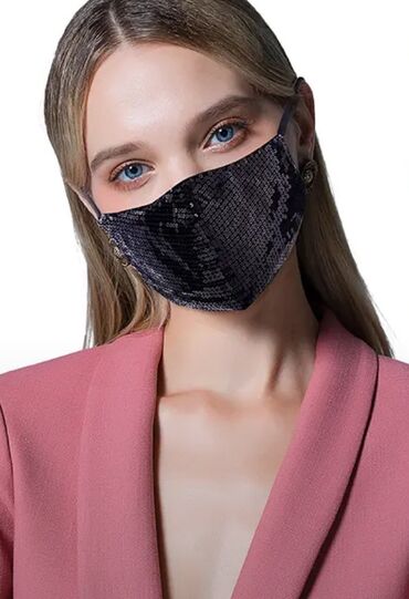 маски на лицо: Многоразовые маски с блестками. Маска для лица, многоразовые маски для