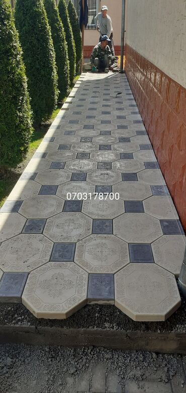 Тротуарная плитка: Продажа брусчатки,бардюры,лотки в наличии и заказ.Доставка и замер по — 23