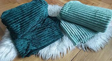 Ćebad i pokrivači: Mekane dekorativne prekrivače/ćebad sa reljefnim (rebrastim) dezenom — 6