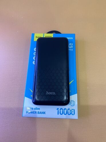 телефоны по 5000: Внешний аккумулятор Hoco DB29 Ultra Slim Power Bank - Емкость: 10000