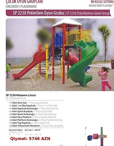 cat 6: Polietilen Uşaq Oyun Qrupları – SP 1600, SP 1400, SP 2230 SP 1600 — 2
