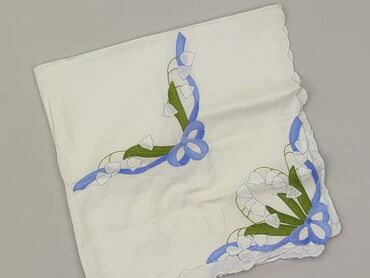 PL - Tablecloth 75 x 75, color - White, condition - Very good