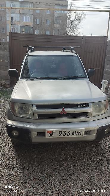 diska r13: Mitsubishi Pajero Pinin: 2001 г., 2 л, Автомат, Бензин, Внедорожник — 2
