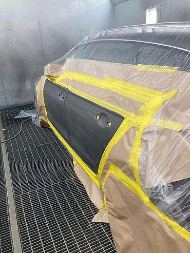 Покраска автомобиля в окрасочной камере - Профессиональные малярные