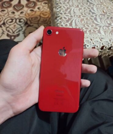 iphone 3: IPhone 8, 64 GB, Qırmızı, Barmaq izi