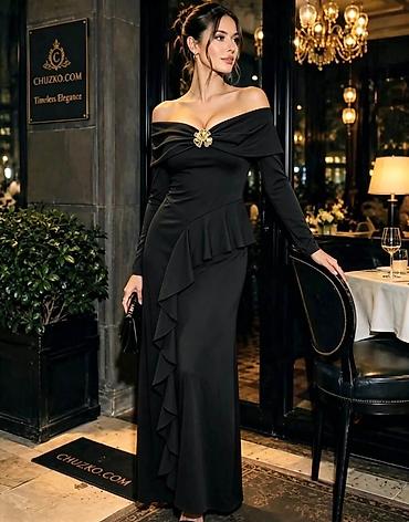 svecane haljine za svadbe: Fa, Elegantna večernja haljina – model 3516 - Duga haljina sa — 4