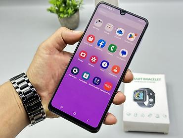 Мобильные телефоны и аксессуары: Samsung Galaxy A22, Б/у, 128 ГБ, цвет - Фиолетовый, 2 SIM — 3