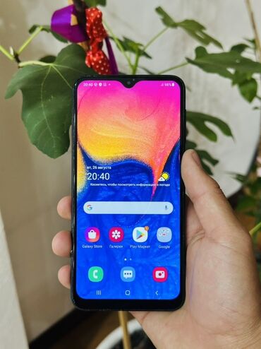 увлажнители воздуха бу: Samsung Galaxy A10, Б/у, 32 ГБ, цвет - Черный, 1 SIM, 2 SIM