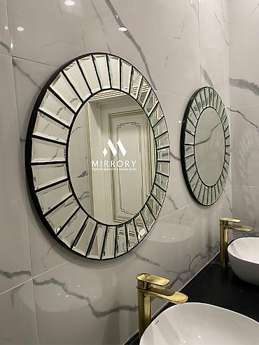 Душевые перегородки и ограждения: Принимаем на заказ: зеркальные панно любой сложности и дизайна зеркала — 22