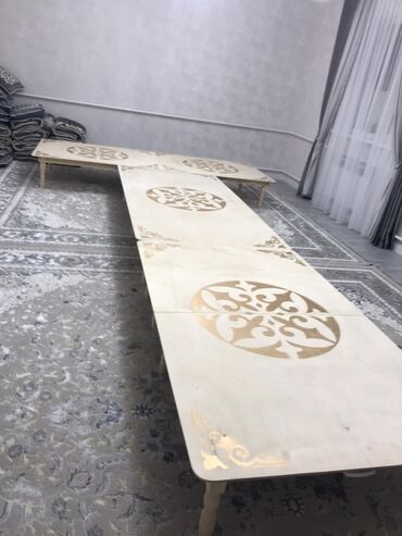 Национальные кыргызские столы: Национальный кыргызский стол, Складной, Дерево — 5