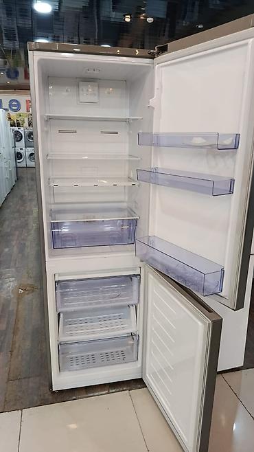 Soyuducular: Beko ikikameralı soyuducu, inox rəng - Alt hissədə dondurucu, yuxarıda — 2