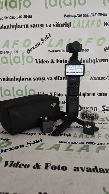 Videokameralar: DJI Osmo Pocket 3 Creator Combo portativ kamera və stabilizator seti — 2
