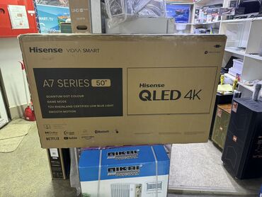 плейер: Телевизор Hisense 50A7GQ QLED с интернетом 4K изображение Квантовая