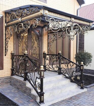 Pilləkən məhəccərləri: Metal EN MMC olaraq istədiyiniz forma və ölçüde demir işlerinin — 17