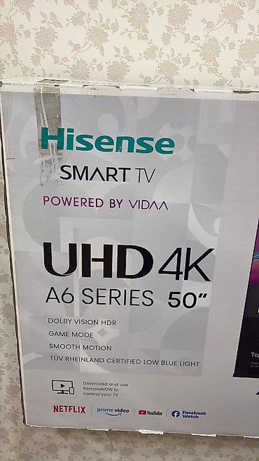 tv box android 9: Hisense A6 Series 50" Smart TV – UHD 4K - Ekran: 50 düym, UHD 4K — 1