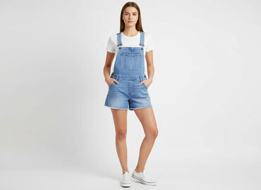 kombinezony damskie allegro: Denim Co, Ogrodniczki damskie, rozmiar M