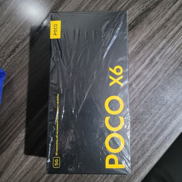 телевон: Poco X6, Б/у, 256 ГБ, цвет - Черный, 2 SIM