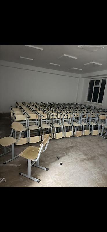 парта стол: Комплект школьных стульев - Тип: ученические двойные парты + стулья - — 6