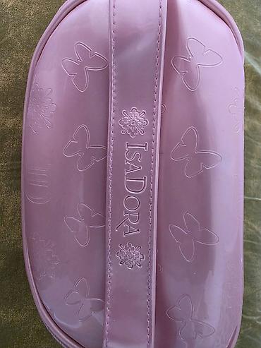 orginal canta: İsaDora markalı kosmetik çantası - Rəng: açıq çəhrayı - Material — 1