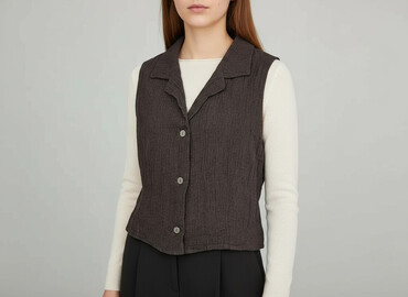 kurtki zimowe c a: MaxMara, Women`s waistcoat, size XL (EU 42)