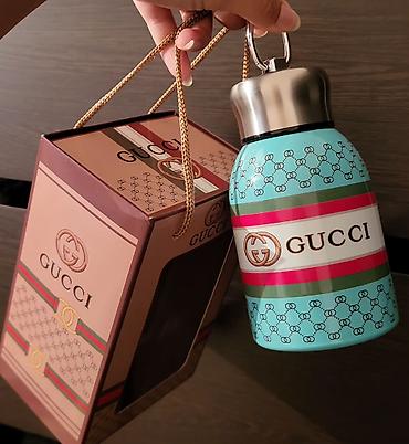 сувенирный: 🍂🧋Термос GUCCI Сохраняет тепло и холод на несколько часов — 4