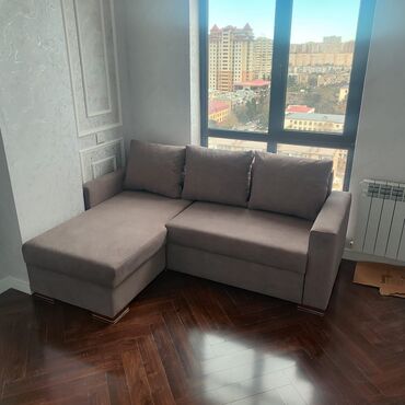 Divanlar: Künc divan, Yeni, Açılan, Bazalı, Dəri, Pulsuz çatdırılma — 1