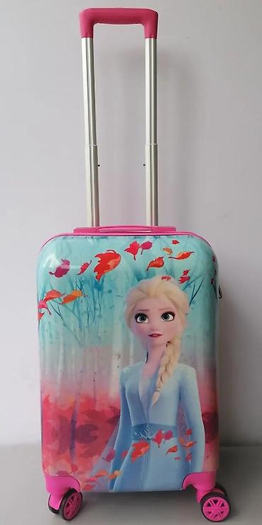 sinsej skafander: Dečiji kofer sa motivom Else iz popularnog crtanog filma Frozen. Kofer — 3