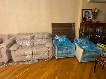 divan ortuyleri: Evdə olan mebel və əşyaların hamısı satılır. Əşyalar müxtəlif üslubda — 5