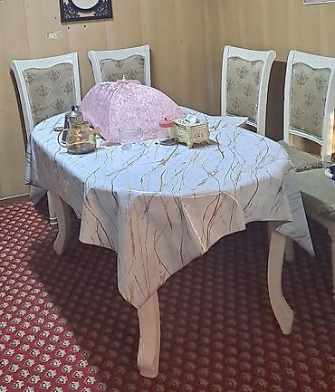 study table: Обеденная группа в классическом стиле: прямоугольный стол трансформер — 1
