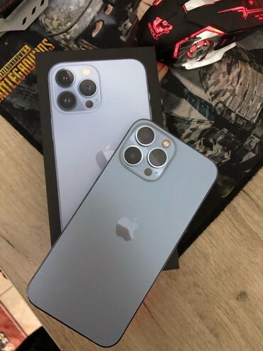 сколько стоит бу айфон 13: IPhone 13 Pro Max, Б/у, 256 ГБ, Sierra Blue, Кабель, Коробка, 90 %