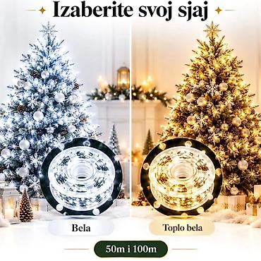 lenor perlice: Sijalice za jelku 50 i 100 metara Sijalice Toplo bele, bela led i — 1