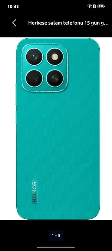 sim kredit: Honor X8c, rəng - Yaşıl, İki sim kartlı — 4