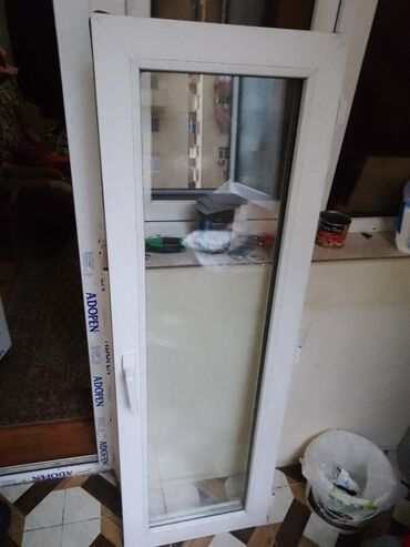 Digər pəncərələr və pəncərə üçün məhsullar: PVC plastik pəncərə açılan
en 42sa. hün 1,35santl qoşa şüşə