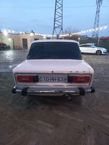 VAZ (LADA): VAZ 2106, ağ rəng, 4 qapılı sedan. - Klassik xarici görünüş: xrom ön — 4