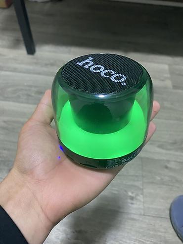long stereo: Портативная Bluetooth-колонка Hoco с подсветкой - Компактный — 1