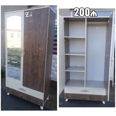 Sifarişlə dolablar: *2Qapılı Dolab* ✔️Rəng seçimi var Ölçü 200x80x47 ✔️ *Şəhər daxili lalafo.az -da Sifarişlə dolablar: *2Qapılı Dolab* ✔️Rəng seçimi var Ölçü 200x80x47 ✔️ *Şəhər daxili