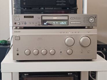 Pojačala i prijemnici: Sony Ta-Fa 5 ES serija (zlatno/srebrni finiš) - Težak, aluminijumski — 5