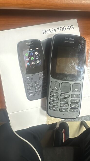 Nokia: Nokia 106, 4 GB, rəng - Qara, Düyməli