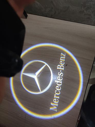 ktopi led: Пара светодиодных дверных проекторов логотипа Mercedes‑Benz. - — 3