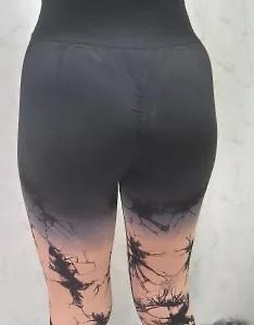 Helanke, biciklistički šortsevi: Ženske sportske helanke sa visokim strukom - Kroj: visok, širok pojas — 21