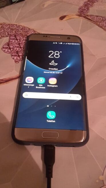 s4 mini duos v Azərbaycan | Samsung: Samsung Galaxy S7 Edge Duos | 32 GB rəng - Gümüşü