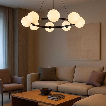 kutije za nakit – слике: 06. Luster 9649/8 Bk 10.600din Sijalicno grlo:E27 Dimenzija: 80cm x