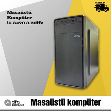 power: Masaüstü Kompüter i5 3470 ✅Cpu Core i5 3470 3.20Hz ✅Ana plata Alfa