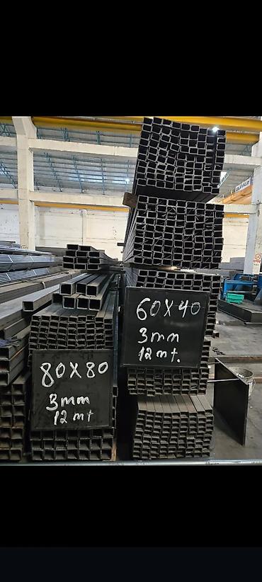 profil metal: Müxtəlif ölçülü kvadrat metal profillər. Bu profillər tikinti və — 5