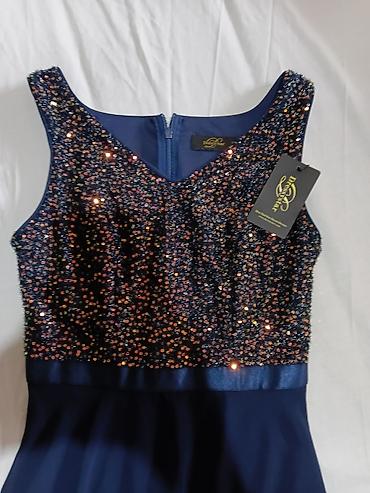 lakovane torbe: Elegantna koktel haljina Dressystar – tamnoplava - Gornji deo — 7