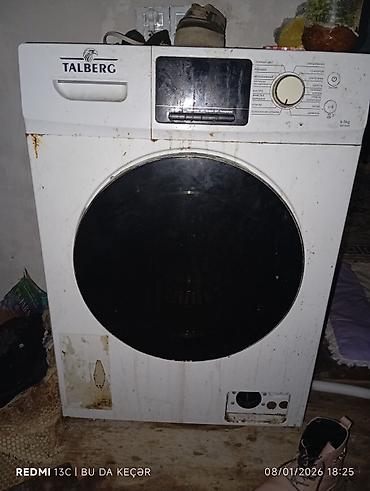 paltaryuyan 2 ci el: Paltaryuyan maşın Talberg, 6 kq, Təmirə ehtiyacı var, Avtomat, Qurutmasız, Kredit yoxdur, Ünvandan götürmə — 1