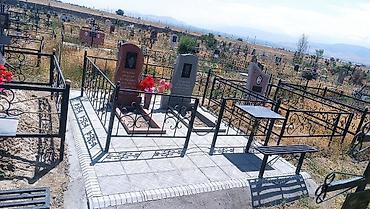 Ритуальные услуги: Изготовление крестов, Чистка могил, Уход за могилами | Мозаика, Габбро, Травертин | Установка, Оформление — 10